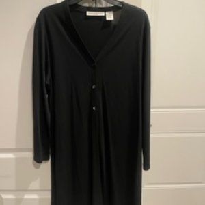 Josephine Chaus Long Black Jacket